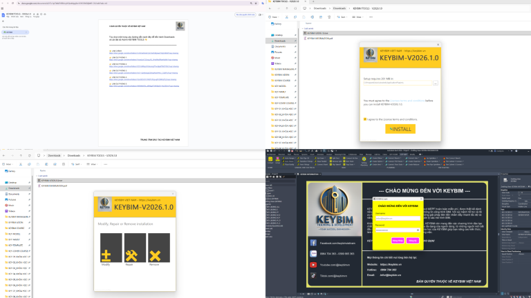 KEYBIM || HƯỚNG DẪN CÀI ĐẶT KEYBIM TOOLS PHIÊN BẢN V2026.1.0